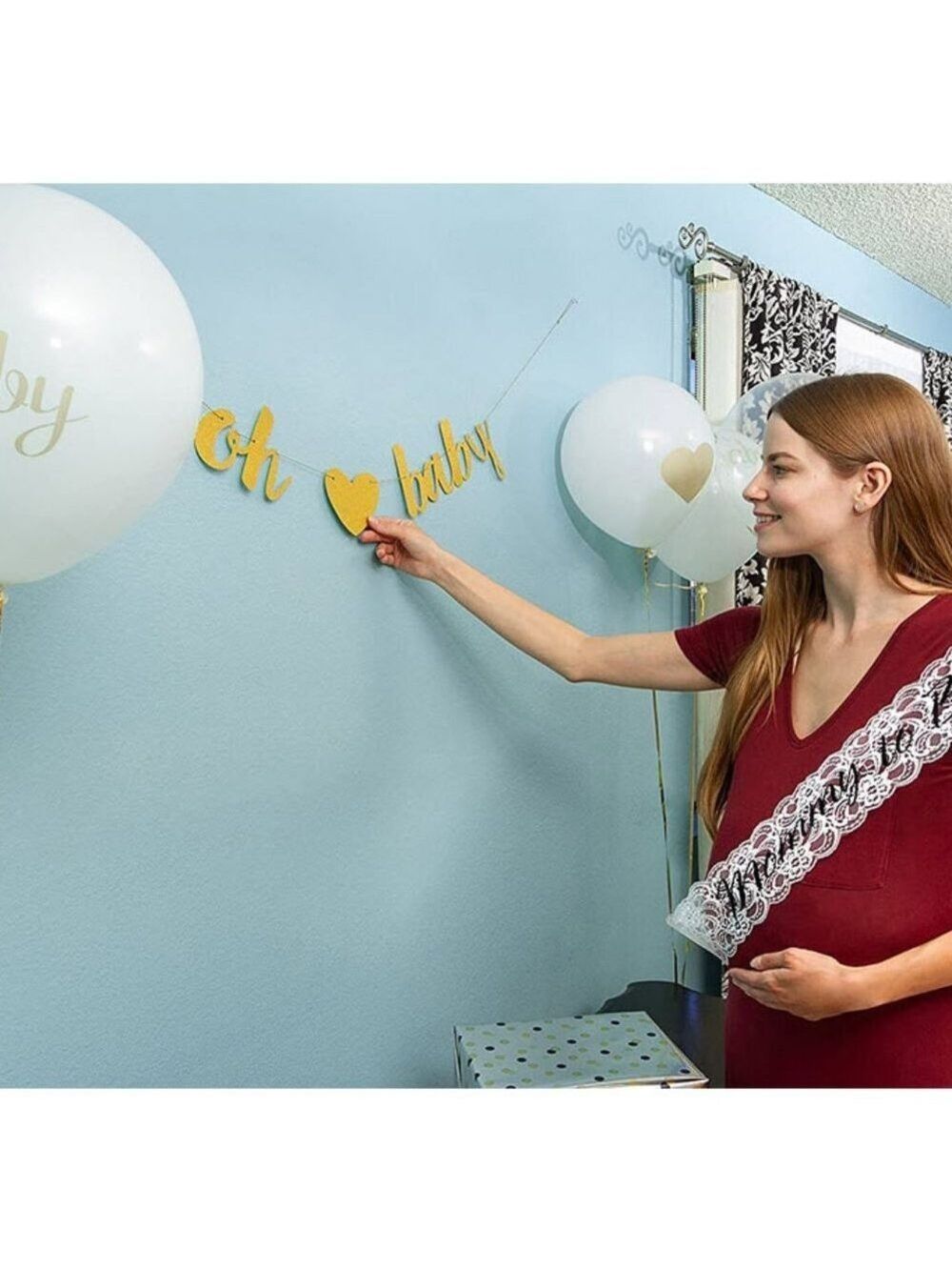 Gold Baby Shower Party Decorations - Picture 2 of 6
